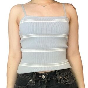 Blue & White Babaton Tank Top